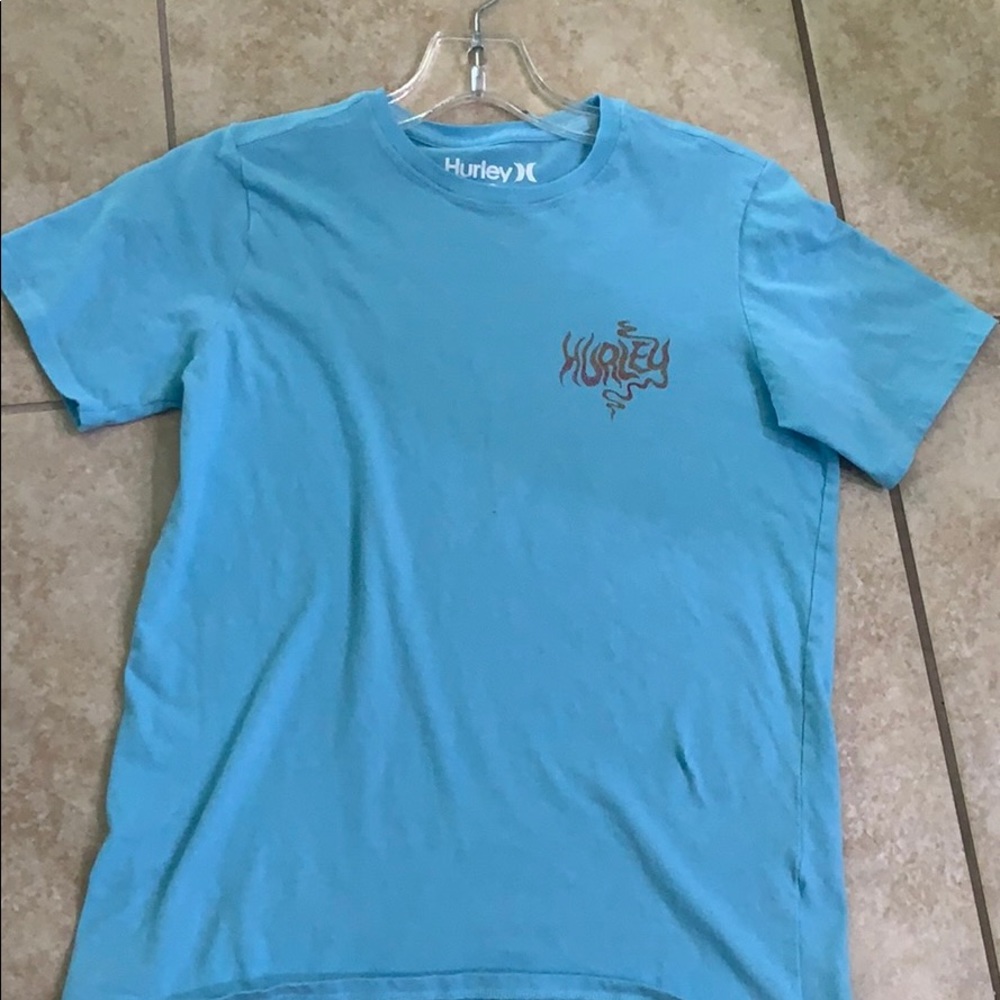 Blue Hurley boys shirt medium